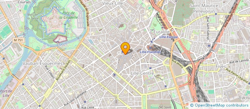 localisation de l'entreprise GNSG COMEDIE à LILLE