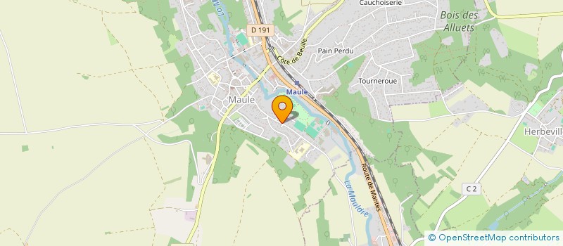 localisation de l'entreprise GNSI CONSULTING  MAULE