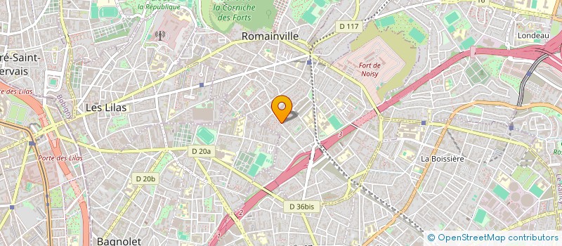 localisation de l'entreprise GNSIS à ROMAINVILLE