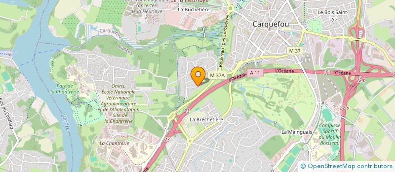 localisation de l'entreprise GNSS CONSULTING à CARQUEFOU