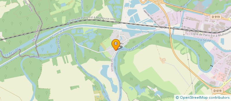 localisation de l'entreprise GNT  LE MERIOT