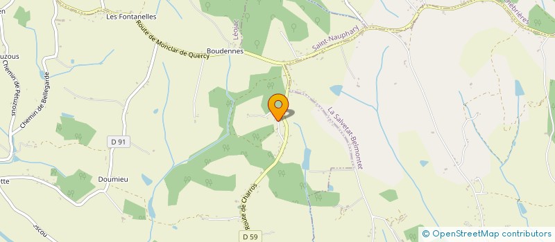 localisation de l'entreprise GNT IMMO  SAINT-NAUPHARY