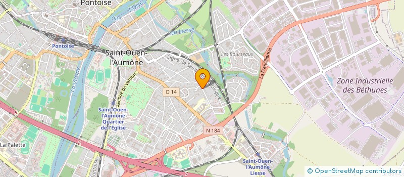 localisation de l'entreprise GNT SERVICES à SAINT-OUEN-L'AUMONE