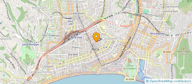 localisation de l'entreprise GNUVA à NICE