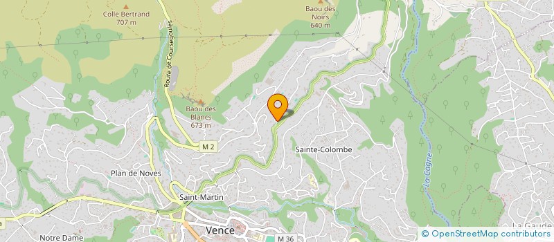 localisation de l'entreprise GNUVA LES BAOUS  VENCE