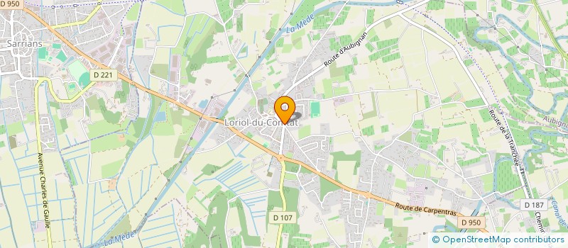 localisation de l'entreprise GNV BATIMENT 84  LORIOL-DU-COMTAT