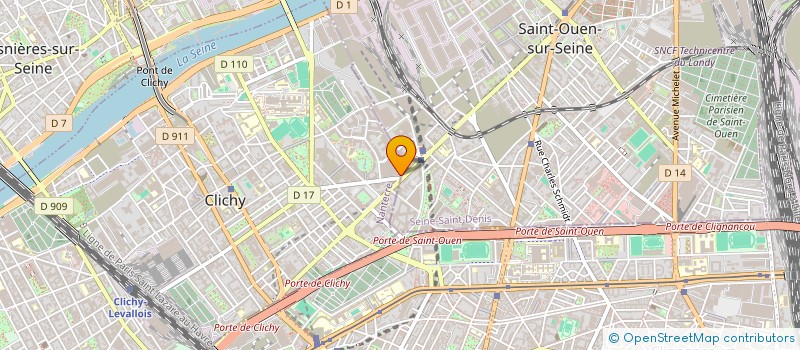 localisation de l'entreprise GNV FRANCE à CLICHY