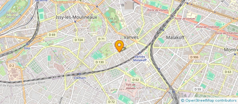 localisation de l'entreprise GNV PATRIMOINE  VANVES