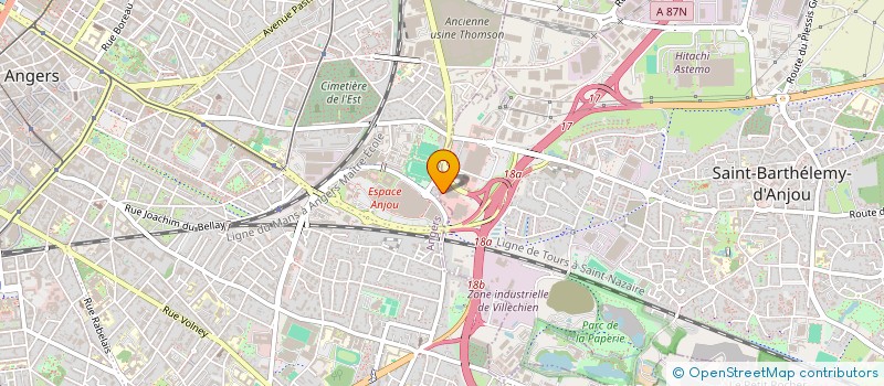 localisation de l'entreprise GNY  SAINT-BARTHELEMY-D'ANJOU