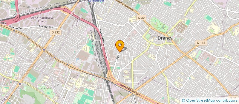 localisation de l'entreprise GNY BAT à DRANCY