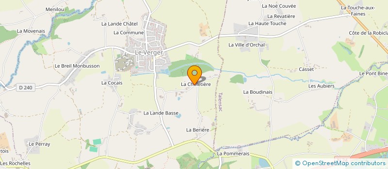 localisation de l'entreprise GNZ  LE VERGER