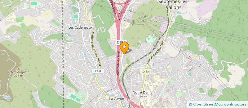 localisation de l'entreprise GO 13 ECHAFAUDAGE  PEYPIN