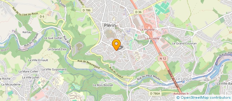 localisation de l'entreprise GO 22  PLERIN