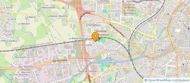 localisation de l'entreprise GO 44  RENNES