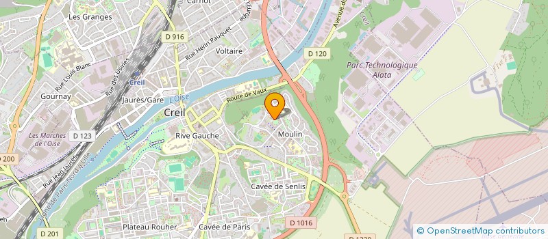localisation de l'entreprise GO 60 EXPRESS à CREIL