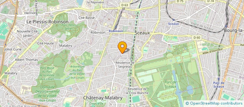 localisation de l'entreprise GO ADVIZORY  SCEAUX