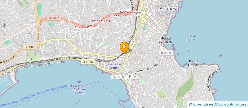localisation de l'entreprise GO AHEAD à ANTIBES