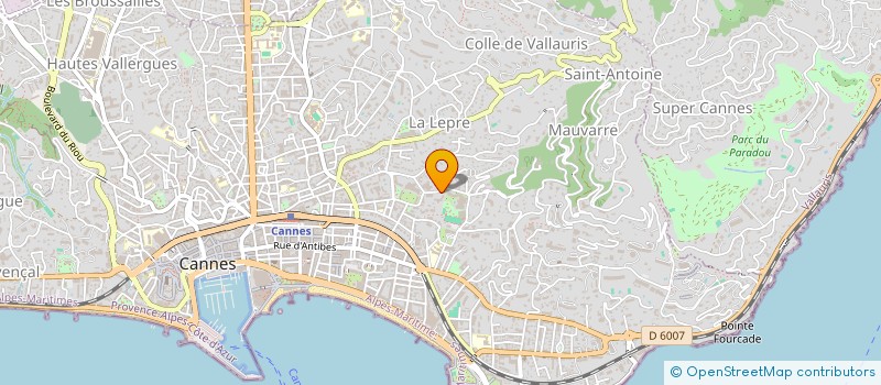 localisation de l'entreprise GO AND SEA à CANNES