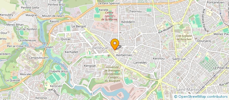 localisation de l'entreprise GO AUBRAC ! à BREST