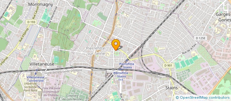 localisation de l'entreprise GO AUTOMOBILE à PIERREFITTE-SUR-SEINE