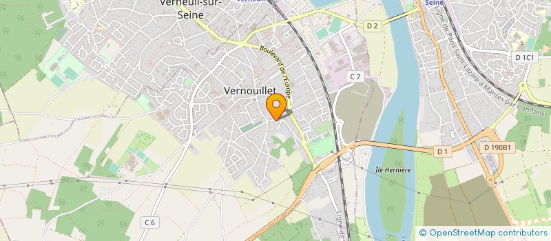 localisation de l'entreprise GO BAT 78 à VERNOUILLET
