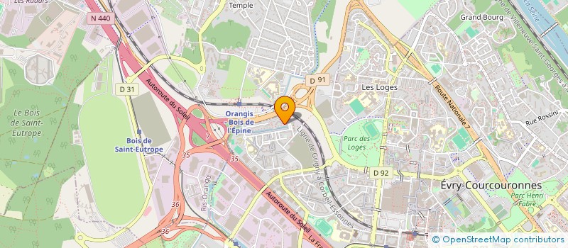 localisation de l'entreprise GO BEATS 23  EVRY-COURCOURONNES