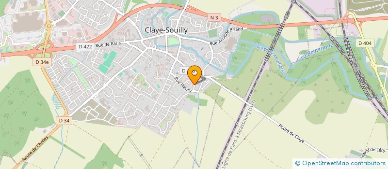 localisation de l'entreprise GO-BENOIST  CLAYE-SOUILLY