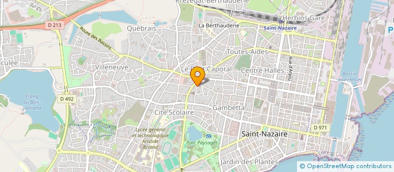 localisation de l'entreprise GO BETWEEN PARTNERS  SAINT-NAZAIRE