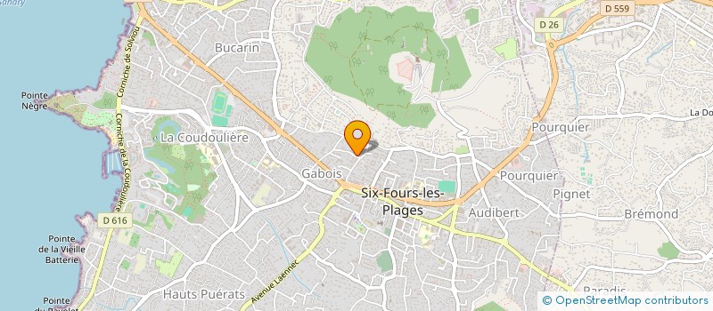 localisation de l'entreprise GO BIKES à SIX-FOURS-LES-PLAGES