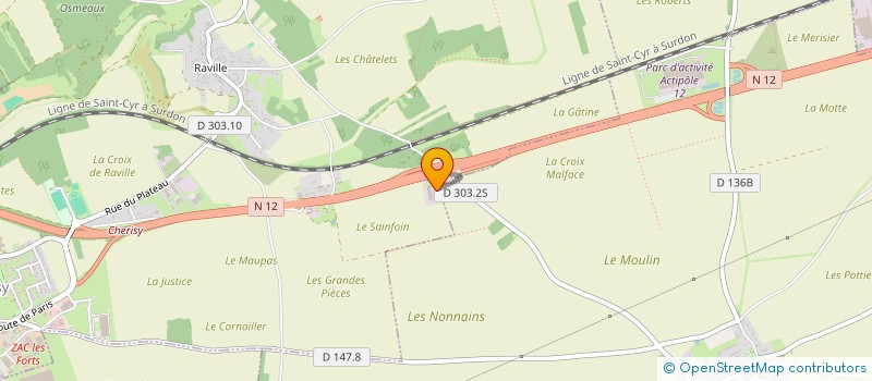 localisation de l'entreprise GO.BOX à VERNOUILLET
