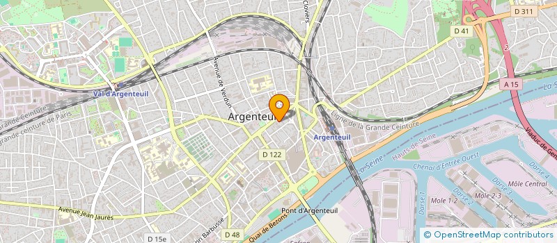 localisation de l'entreprise GO CAR  ARGENTEUIL