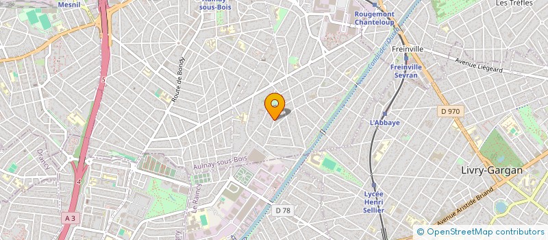 localisation de l'entreprise GO CHAUFFEUR PRIVE à AULNAY-SOUS-BOIS