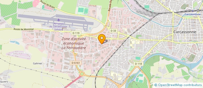 localisation de l'entreprise GO-CHIMIE à CARCASSONNE