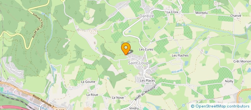 localisation de l'entreprise GO CLEAN  VINDRY-SUR-TURDINE