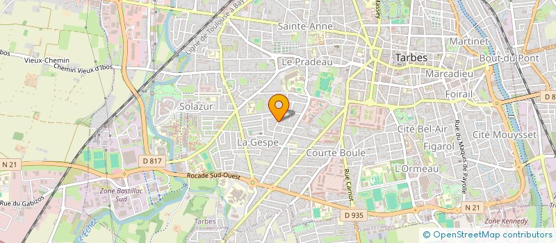 localisation de l'entreprise GO&CO  TARBES