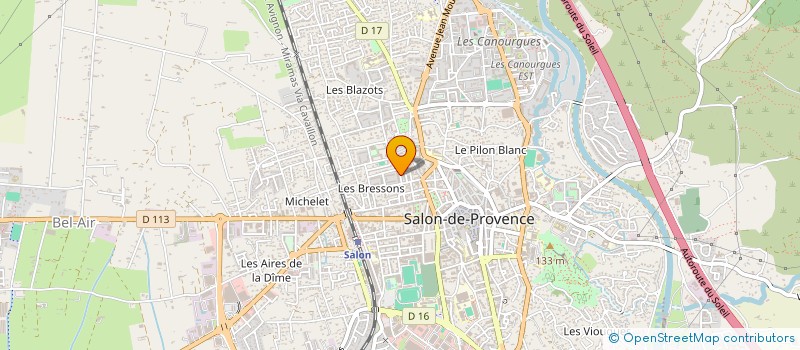 localisation de l'entreprise GO COIFF à SALON-DE-PROVENCE