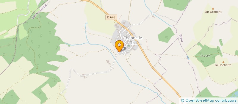 localisation de l'entreprise GO.CONCEPT.TOITURE à THONNE-LE-THIL