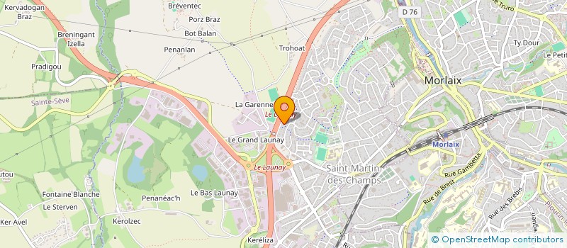 localisation de l'entreprise GO CONDUITE 29  SAINT-MARTIN-DES-CHAMPS