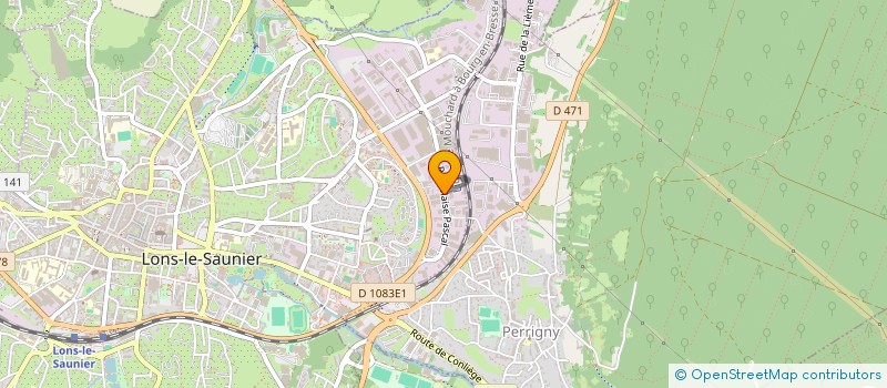 localisation de l'entreprise GO CONSTRUCTION  LONS-LE-SAUNIER