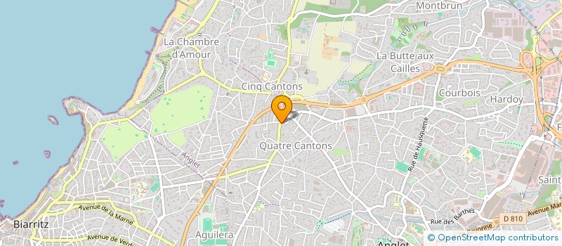 localisation de l'entreprise GO CONSULTING à ANGLET