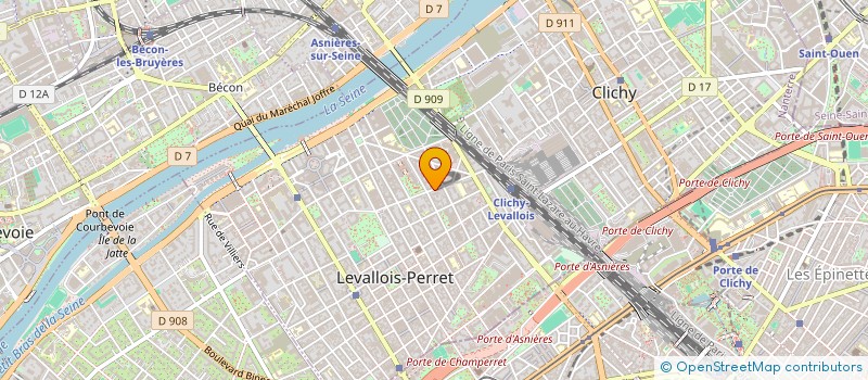 localisation de l'entreprise GO-DAME à LEVALLOIS-PERRET