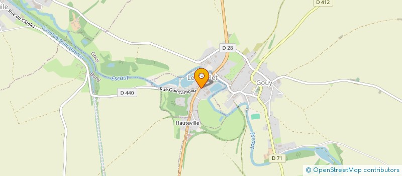 localisation de l'entreprise GO.DE  LE CATELET