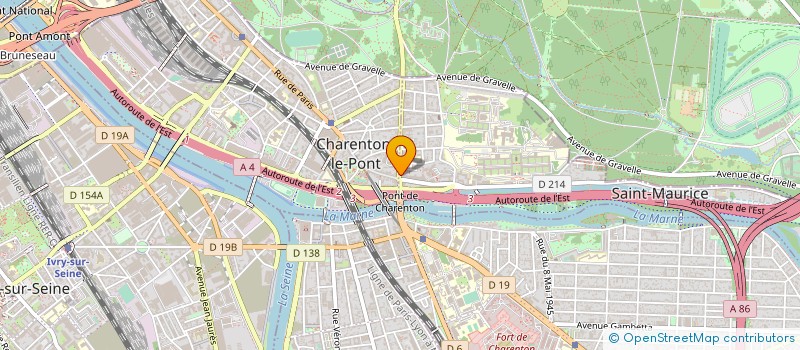 localisation de l'entreprise GO EAST à SAINT-MAURICE