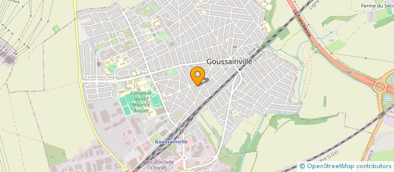 localisation de l'entreprise GO ECO CLEAN  GOUSSAINVILLE