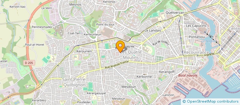 localisation de l'entreprise GO ELAN 29 à BREST