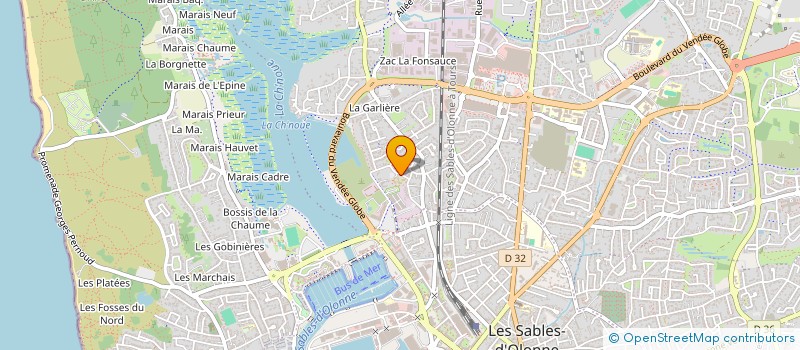 localisation de l'entreprise GO ELAN à LES SABLES D'OLONNE