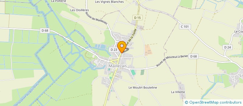 localisation de l'entreprise GO ELECTRICITE  MAILLEZAIS