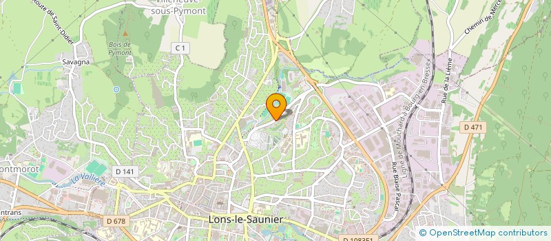 localisation de l'entreprise GO'ELETTE 39 : 1 ROUE, 1001 CHEMINS  LONS-LE-SAUNIER