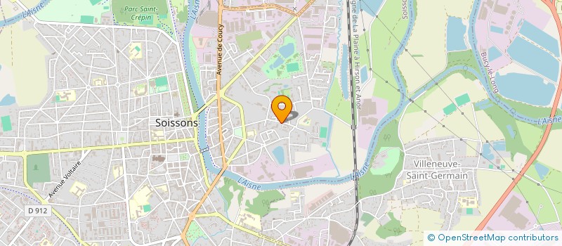 localisation de l'entreprise GO EVENTS ORGANISATIONS (GEO) à SOISSONS