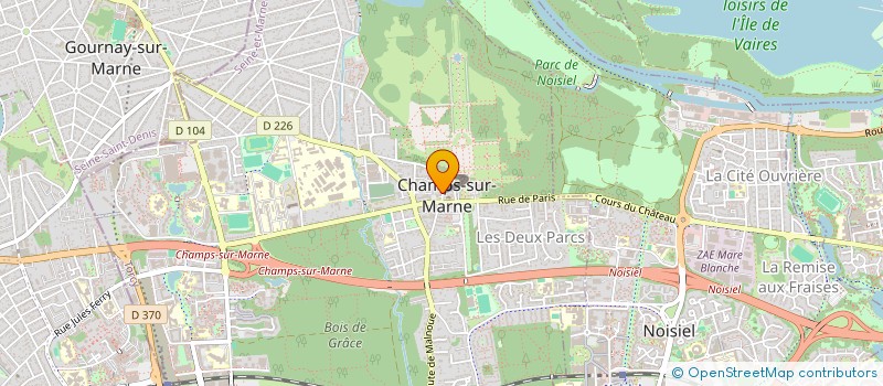 localisation de l'entreprise GO EXPERT à CHAMPS-SUR-MARNE